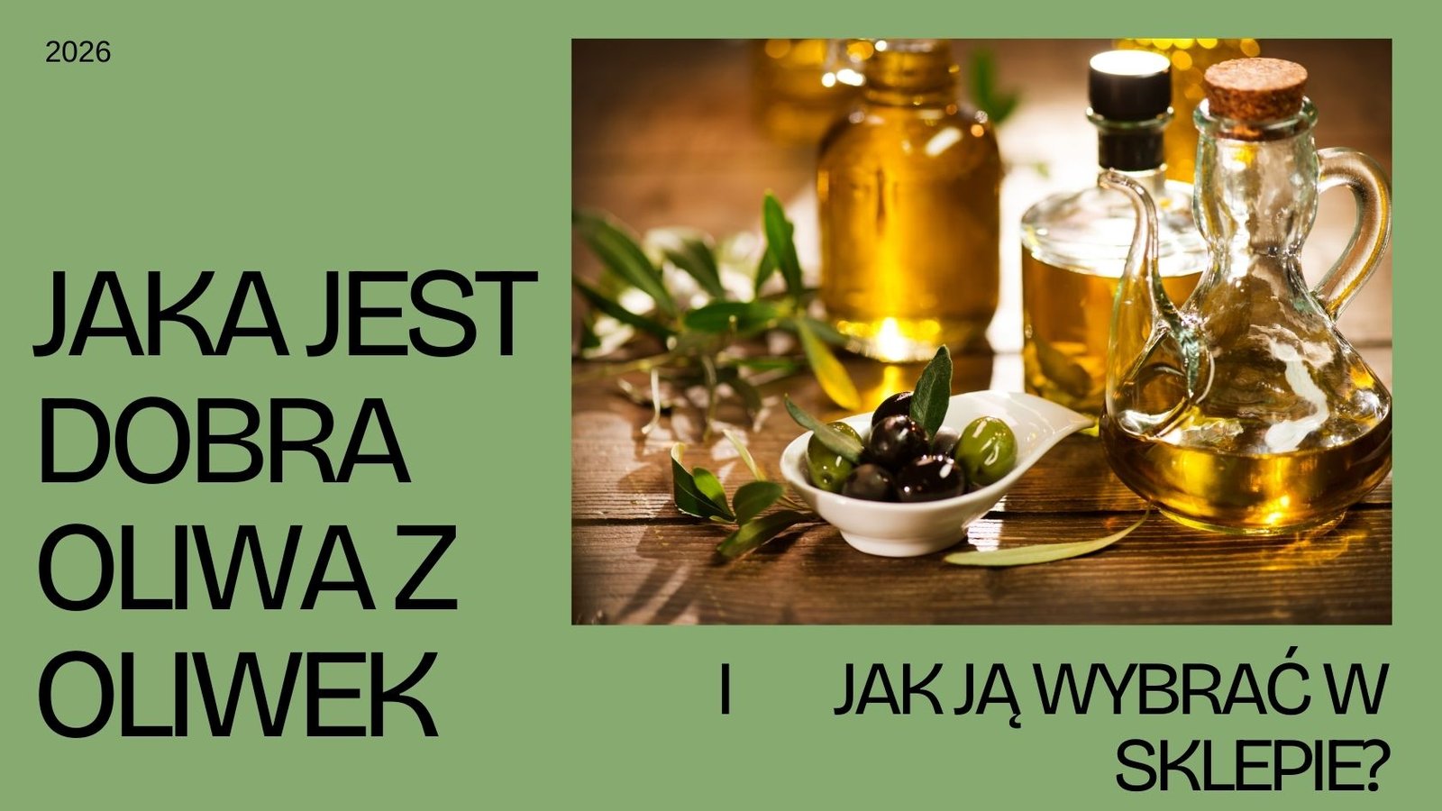 Oliwa z oliwek to jeden z najzdrowszych tłuszczów roślinnych, ale nie każda butelka na półce sklepowej oferuje tę samą jakość. Czym różni się prawdziwa oliwa extra virgin od przeciętnych produktów? Jak nie dać się nabrać na ładne etykiety i marketingowe hasła? W tym przewodniku wyjaśniamy, jak wybrać dobrą oliwę z oliwek i na co zwrócić uwagę podczas zakupów. Co oznacza "extra virgin"? Najlepsza oliwa to ta z pierwszego tłoczenia na zimno, oznaczana jako extra virgin. Oznacza to, że została wytłoczona mechanicznie (bez użycia chemii), w temperaturze nieprzekraczającej 27°C. Dzięki temu zachowuje maksimum smaku, witamin i polifenoli, które wspierają odporność i opóźniają procesy starzenia. Dobra oliwa z oliwek powinna mieć: niską kwasowość (poniżej 0,8%), intensywny aromat świeżych oliwek, ziół lub trawy, lekko pikantny i gorzkawy posmak - to znak obecności antyoksydantów. Na co zwrócić uwagę przy wyborze oliwy? Zakupy oliwy to nie tylko kwestia ceny czy pojemności butelki. Oto najważniejsze elementy, które powinny przykuć Twoją uwagę: Element Dlaczego jest ważny? Rodzaj oliwy Szukaj oznaczenia extra virgin - inne kategorie (np. pure, pomace) mają znacznie gorszą jakość. Kraj pochodzenia Najlepsze oliwy pochodzą z Grecji, Hiszpanii i Włoch - warto, by na etykiecie było jasno wskazane pochodzenie oliwek. Data zbioru oliwek Świeżość ma ogromne znaczenie. Szukaj oliwy z aktualnych lub poprzednich zbiorów, nie starszej niż 12-18 miesięcy. Typ opakowania Najlepsza oliwa znajduje się w ciemnych butelkach lub puszkach - światło psuje jej jakość. Certyfikaty jakości Oznaczenia typu DOP, BIO czy PGI świadczą o kontrolowanym pochodzeniu i wysokiej jakości. Czy oliwa grecka to dobry wybór? Zdecydowanie tak. Oliwa z Grecji słynie z wyrazistego smaku, niskiej kwasowości i naturalnych metod uprawy. Greckie oliwki zbierane są ręcznie, tłoczone na świeżo, a wielu producentów wciąż działa rodzinnie i lokalnie - bez masowej produkcji. Szukasz dobrej oliwy? Jeśli cenisz autentyczny smak i jakość, wybierz oliwę z oliwek ze sprawdzonego źródła. Na stronie oliwazesparty.pl znajdziesz wyselekcjonowaną grecką oliwę extra virgin, prosto z małych plantacji. Każda partia jest świeża, aromatyczna i pełna naturalnych wartości odżywczych. oliwazesparty strona .jpg Podsumowanie Oliwa extra virgin to produkt, który warto wybierać świadomie, nie każda butelka oznacza wysoką jakość. Najważniejsze są takie czynniki jak niska kwasowość, świeżość, pochodzenie i typ opakowania. Warto sięgać po oliwę z Grecji, znaną z intensywnego smaku i naturalnych metod tłoczenia. Jeśli szukasz pewnego źródła, odwiedź oliwazesparty.pl, gdzie znajdziesz sprawdzoną oliwę z małych rodzinnych plantacji. Najczęściej zadawane pytania Czy można smażyć na oliwie? Tak, ale najlepiej robić to na dobrej oliwie extra virgin i w umiarkowanej temperaturze. Ma wysoką odporność na utlenianie, więc nadaje się do krótkiego smażenia. Czym różni się oliwa extra virgin od zwykłej oliwy? Oliwa extra virgin pochodzi z pierwszego tłoczenia na zimno i nie jest rafinowana. Ma najlepszy smak i wartości odżywcze. Oliwa „pure” lub „pomace” to produkt rafinowany - tańszy, ale pozbawiony naturalnych składników. Dlaczego warto kupować oliwę w puszce lub ciemnej butelce? Ponieważ chronią oliwę przed światłem, które przyspiesza jej psucie. Jasne butelki są mniej skuteczne w zachowaniu świeżości produktu.